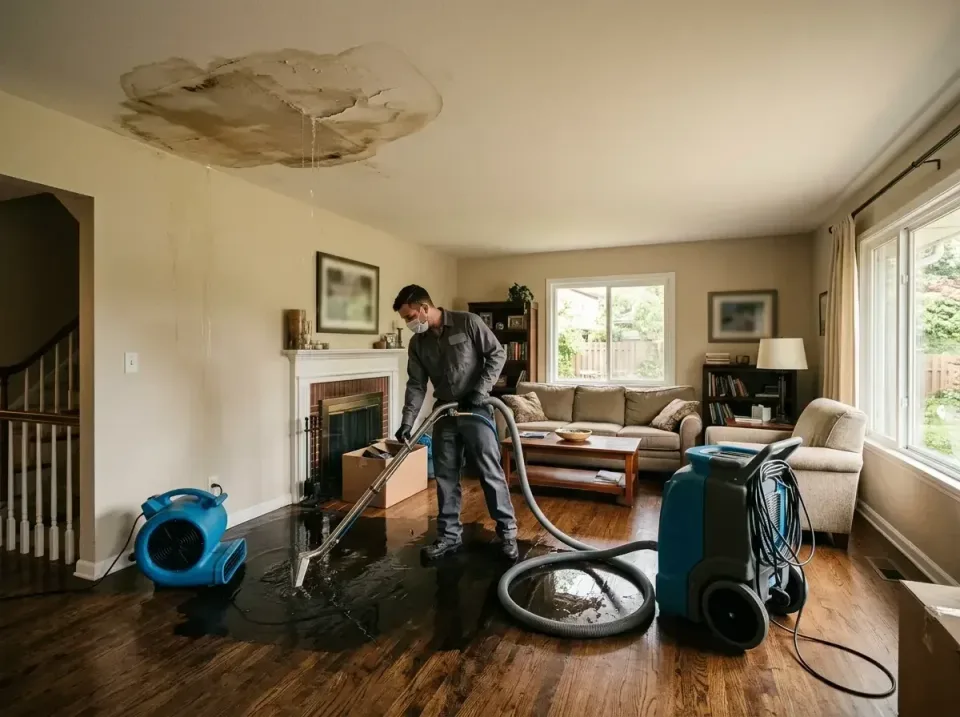 attic-pipe-burst-ceiling-drip-008 — frequently asked questions, Water Damage Restoration & Carpet Care in Raymond, WA